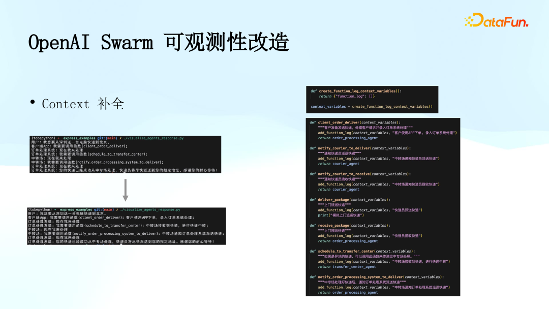顺丰科技：多智能体系统（OpenAI Swarm）的可观测性研究与实践