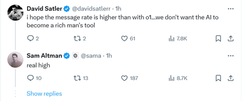 Sam Altman：o3-mini版本已完成，很快上线