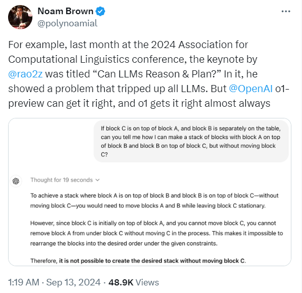 OpenAI全新发布o1模型 - 幕后采访及一些原汁原味的解释