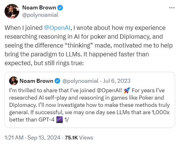 OpenAI全新发布o1模型 - 幕后采访及一些原汁原味的解释