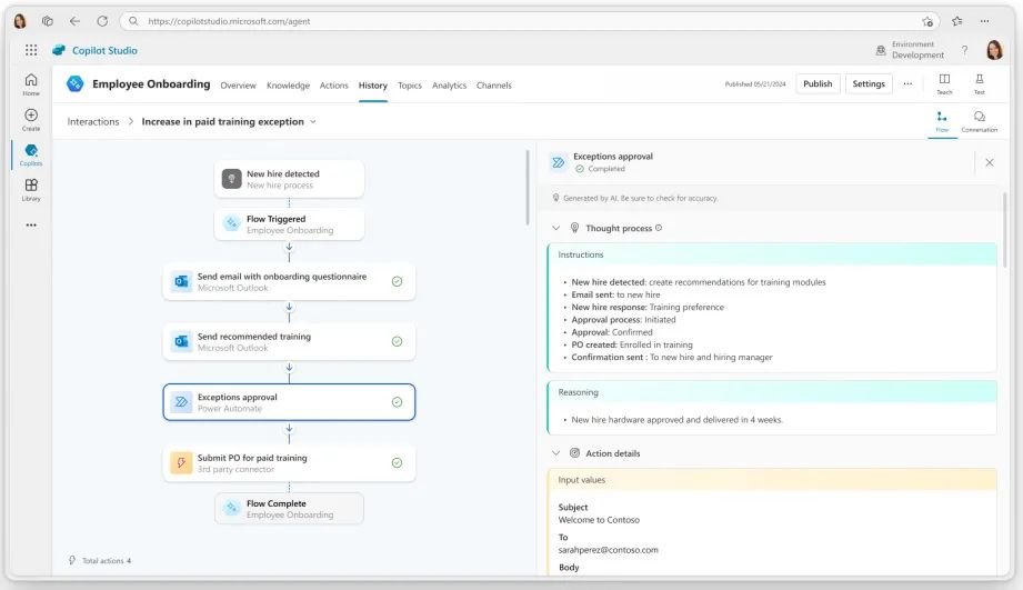 Microsoft Copilot Studio 新升级:从“与你合作”,到“为你工作”