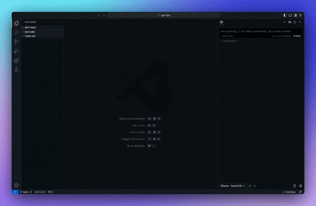 开源工具打造自己的AI编程助手 Continue + Ollama
