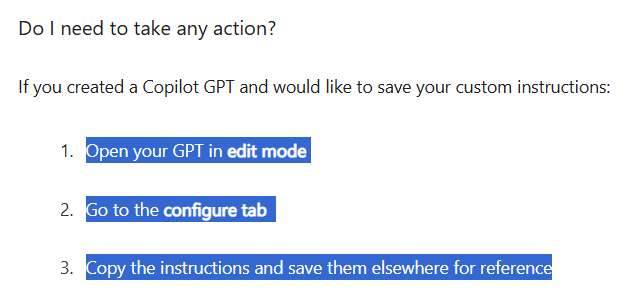 GPTs被终止！微软宣布删除所有GPTs数据