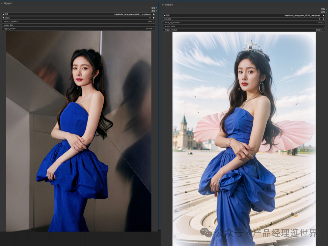stable diffusion comfyui制作AI艺术摄影专业工作流，一键出大片，效果相当炸裂
