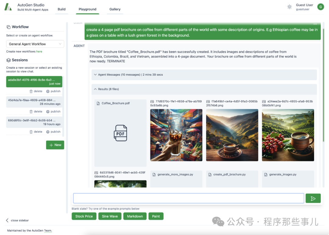 AutoGen Studio:构建多智能体应用的低代码利器