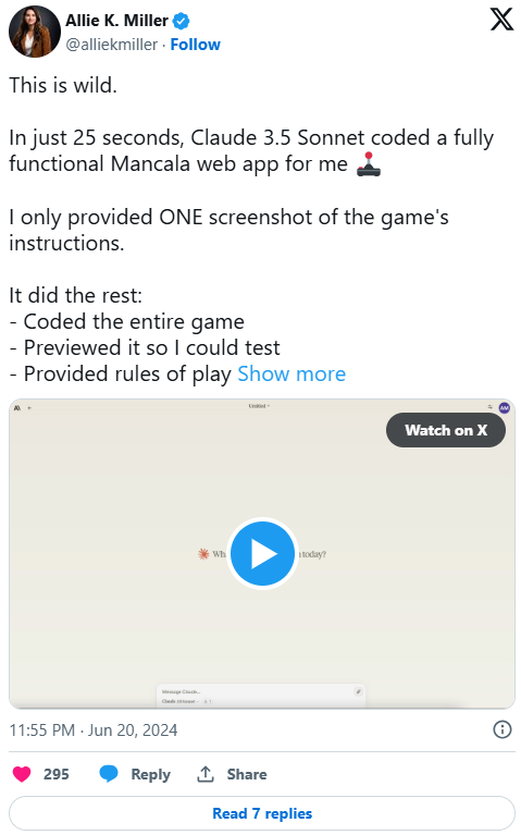 Anthropic 的 Claude 3.5 表明:大模型还有提升空间