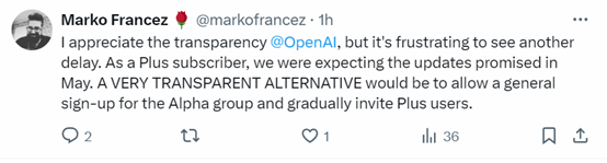 OpenAI推迟GPT-4o语音模式，还需要一个月时间