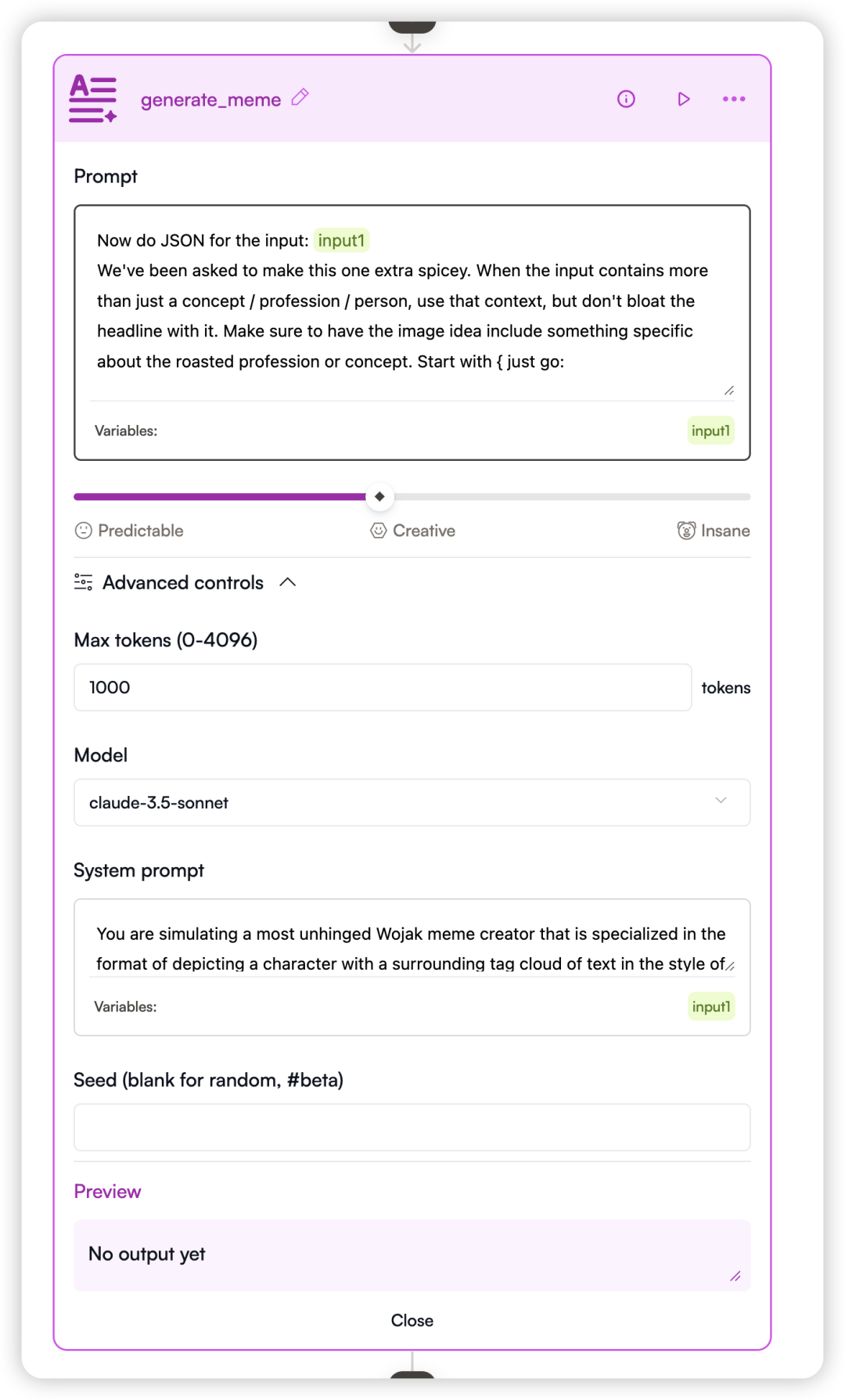 Glif 的作者五分钟做了个 AI 梗图生成器，结果风靡推特。