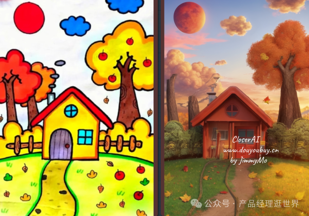 用comfyUI疯狂改画儿童手绘,重现儿童眼中的世界,让儿童艺术在屏幕前绽放