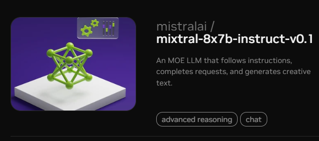全新 NVIDIA NIM:可适用于 Mistral 和 Mixtral 模型并为您的 AI 项目赋能