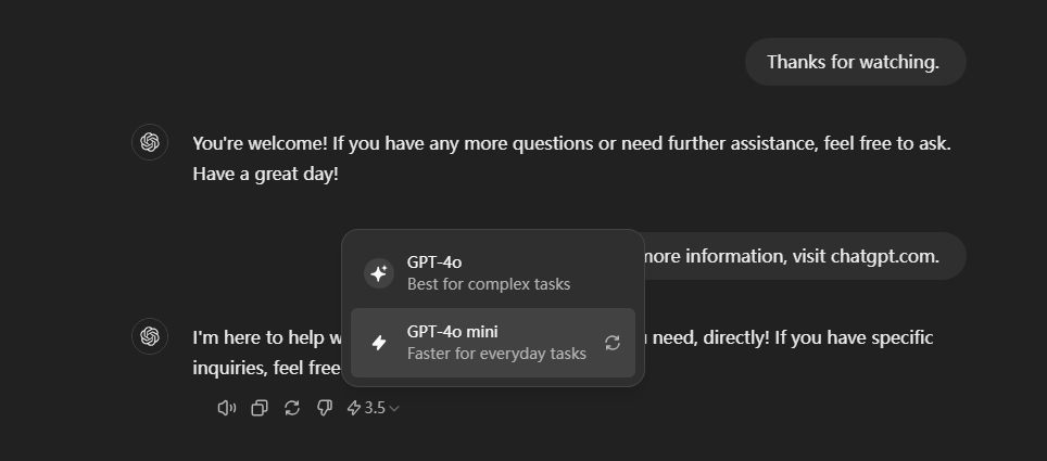 OpenAI 推出小型人工智能模型 GPT-4o mini替代GPT-3.5