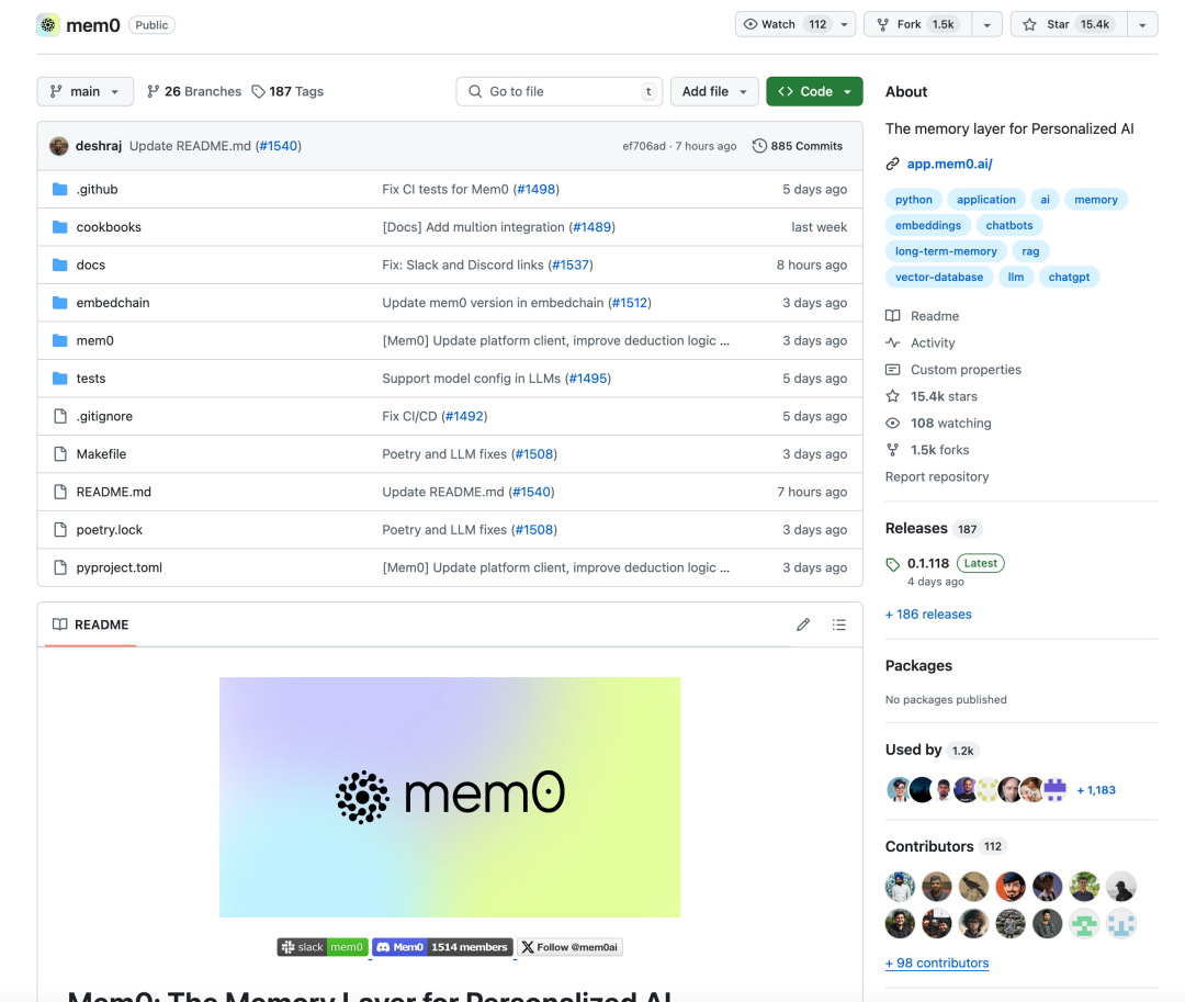 Mem0：个性化人工智能的记忆层