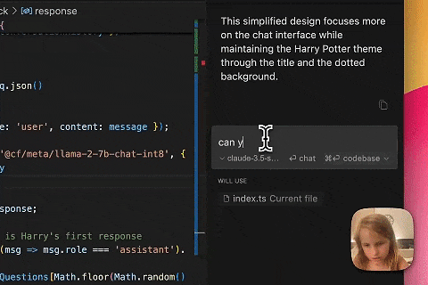 8岁女孩花45分钟做了一个聊天机器人——Cursor在经历ChatGPT时刻