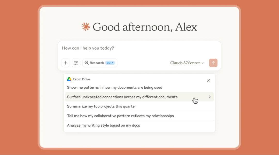 Claude 推出高级 Research 功能，并深度集成 Google Workspace