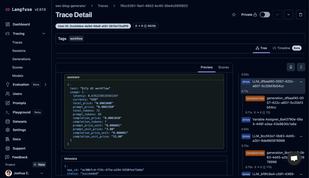 Dify v0.6.12:集成 LangSmith 和 Langfuse 增强 LLM 应用的可观测性