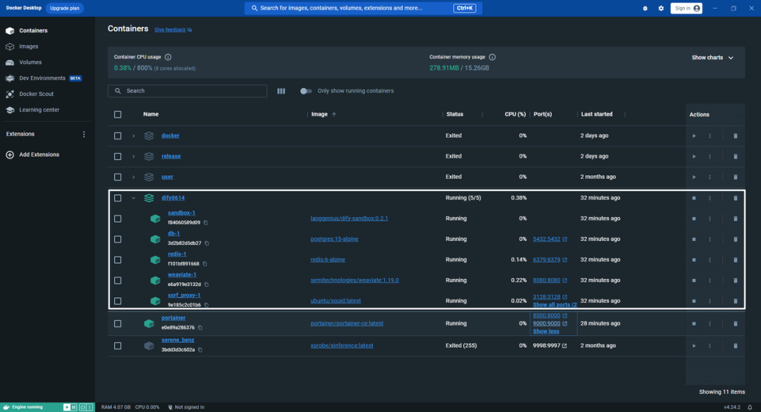 Dify v0.6.14源码部署