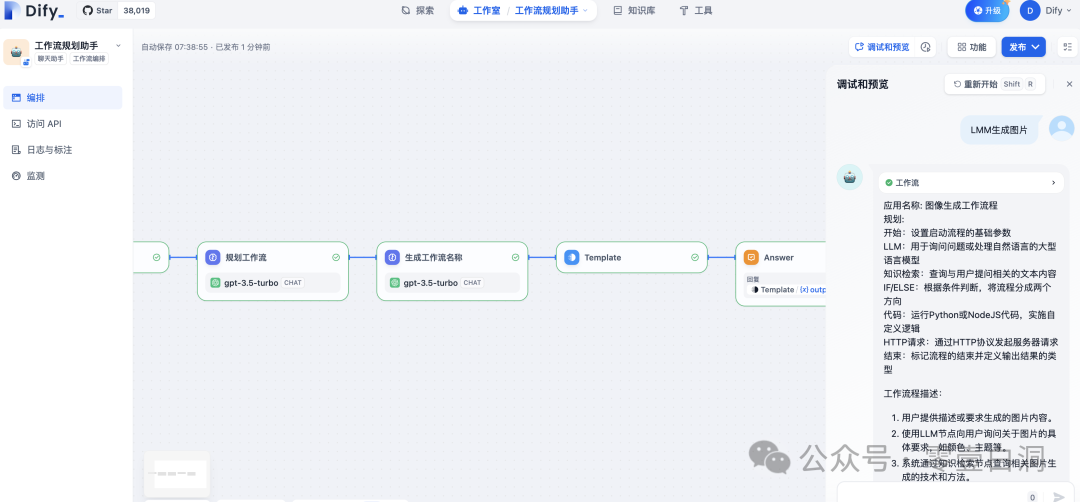 Dify : 一种面向低代码 AI 开发的工作流