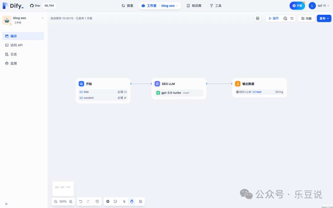 null 基于Dify Workflow打造博客SEO分析工具