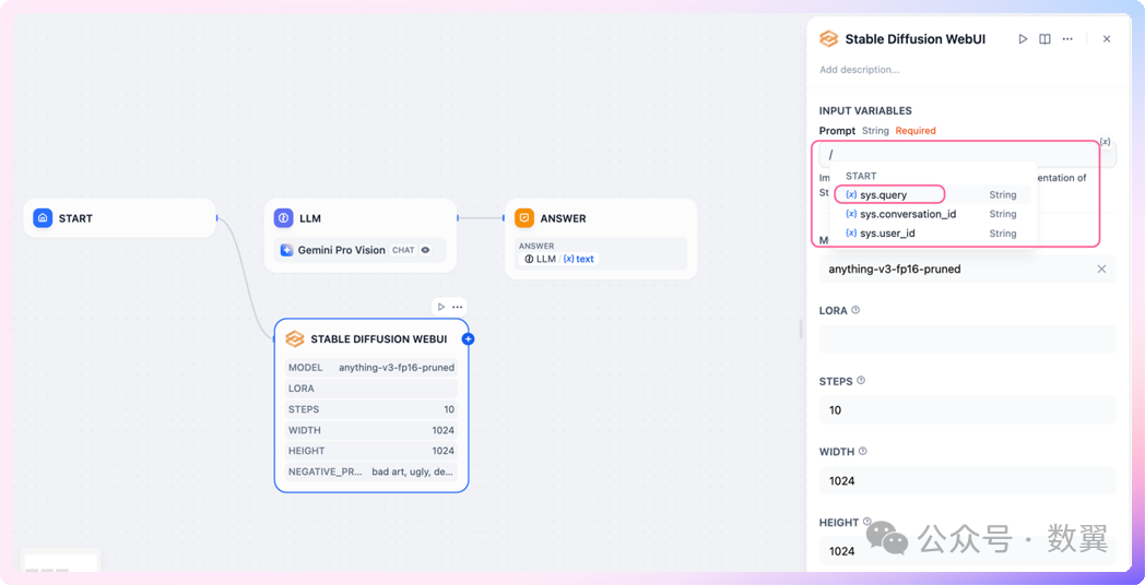 null Dify+谷歌翻译 使用中文提示词实现本地文生图