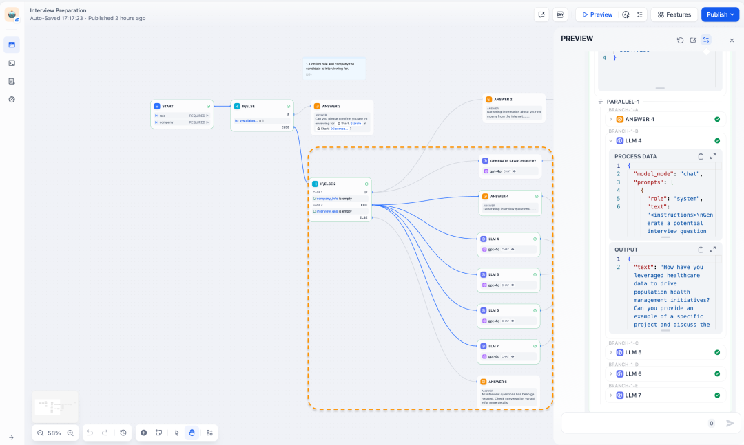Dify v0.8.0:Workflow 重磅更新 - 通过并行处理多个分支,显著提升速度