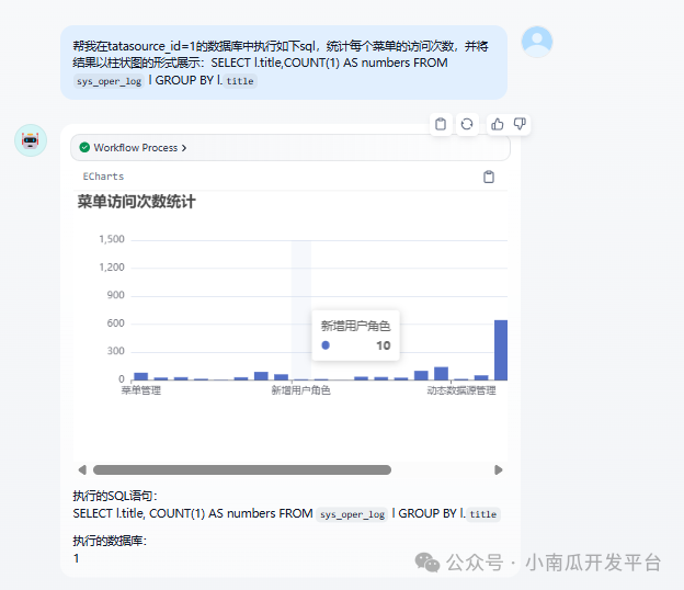 基于dify开发一个数据可视化分析小助手