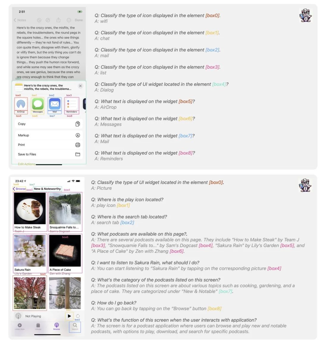 Ferret-UI,大语言模型对手机UI的理解