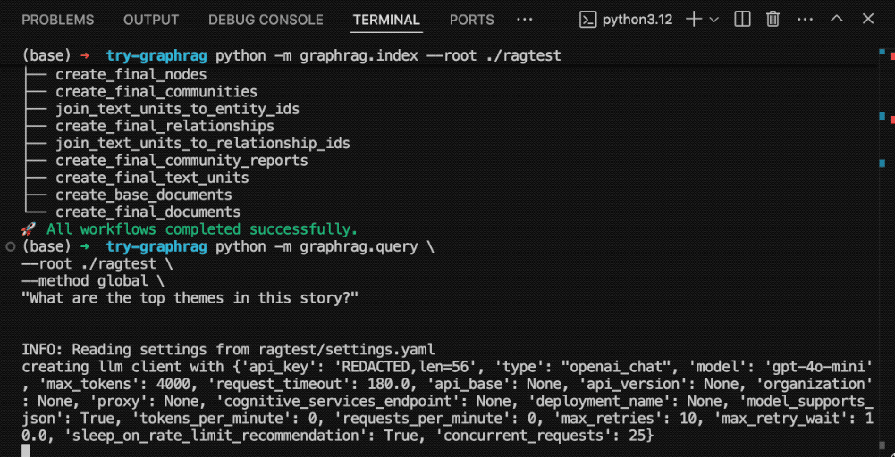 GraphRAG + GPT-4o mini 低成本构建 AI 图谱知识库