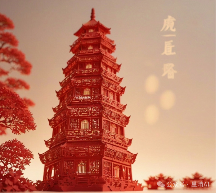 【AI生成图片】无需技术,一键生成非遗剪纸!