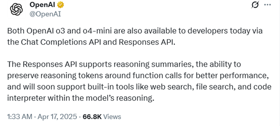 刚刚,o4-mini发布!OpenAI史上最强、最智能模型