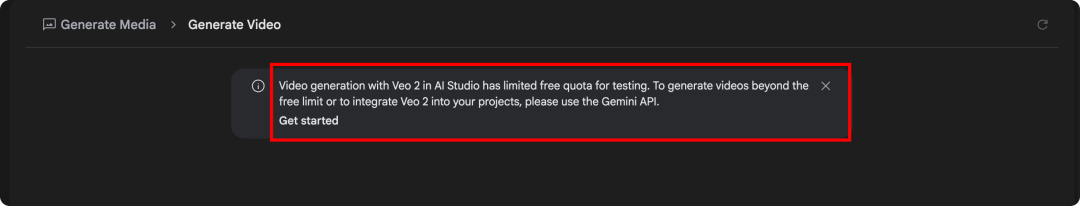 null AI Studio 新增 Veo2 和 Imagen3.0 生成功能,中文支持有待优化