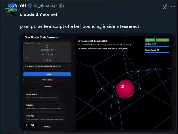 实测Claude 3.7:3200行代码一口气输出,物理规律手拿把掐,弱智吧已失守