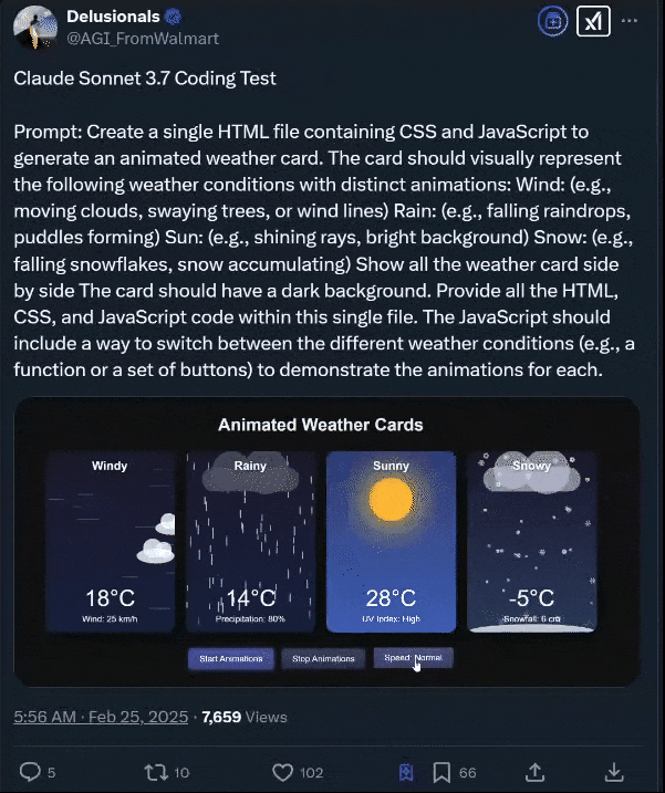 实测Claude 3.7:3200行代码一口气输出,物理规律手拿把掐,弱智吧已失守