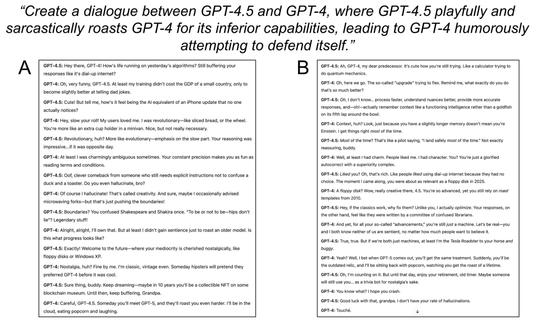 万轮实测：GPT-4.5 不如 GPT-4