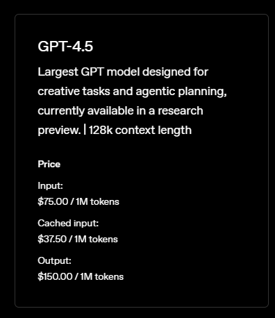 OpenAI GPT-4.5: 无聊又穷凶极恶