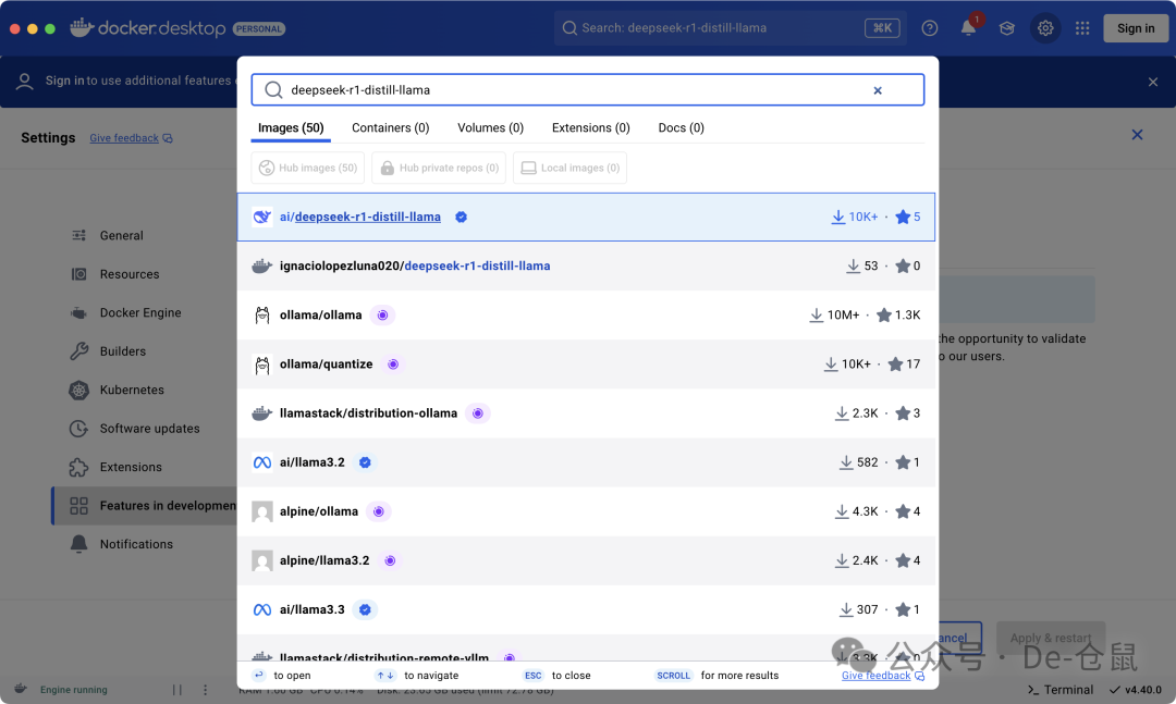 Docker可以跑大模型了！！！