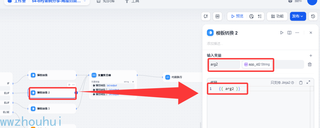 null dify案例分享-多智能体搭建超酷海报工作流