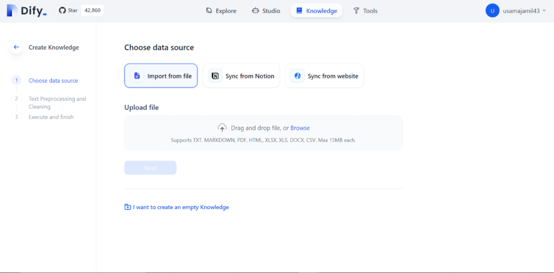 使用 MyScale 和 Dify 构建 RAG 聊天机器人