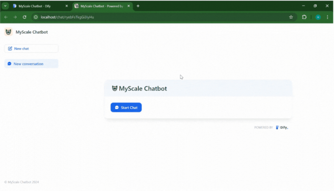 使用 MyScale 和 Dify 构建 RAG 聊天机器人