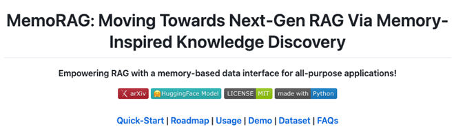 MemoRAG：重新定义长期记忆的AI问答模型