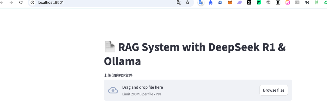 null 本地运行DeepSeek R1 + RAG系统