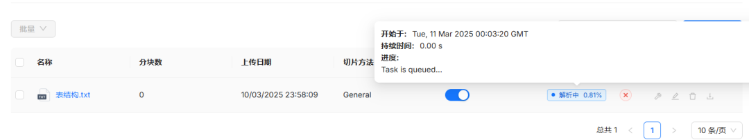 RAGFlow创建知识库