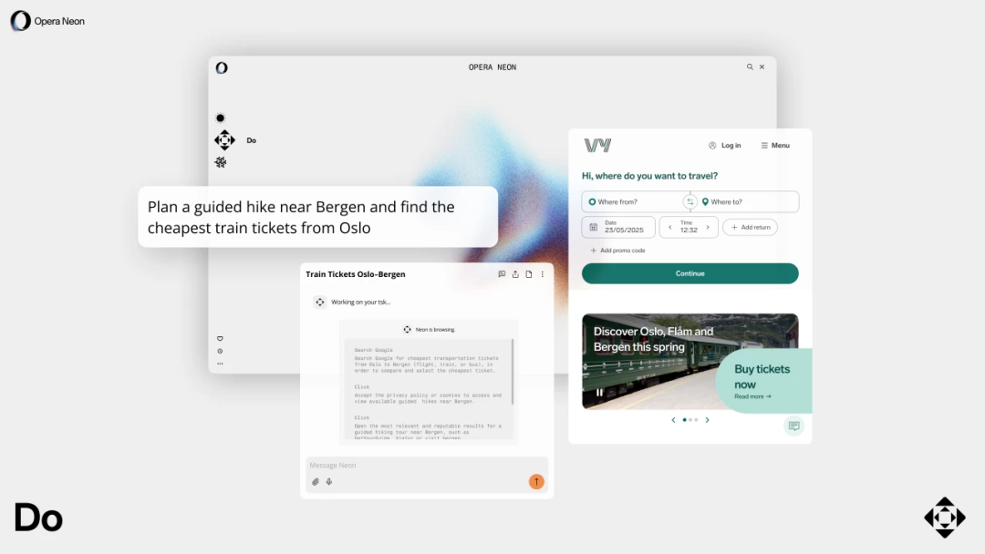 Opera发布AI时代入口Agentic Browser——Opera Neon