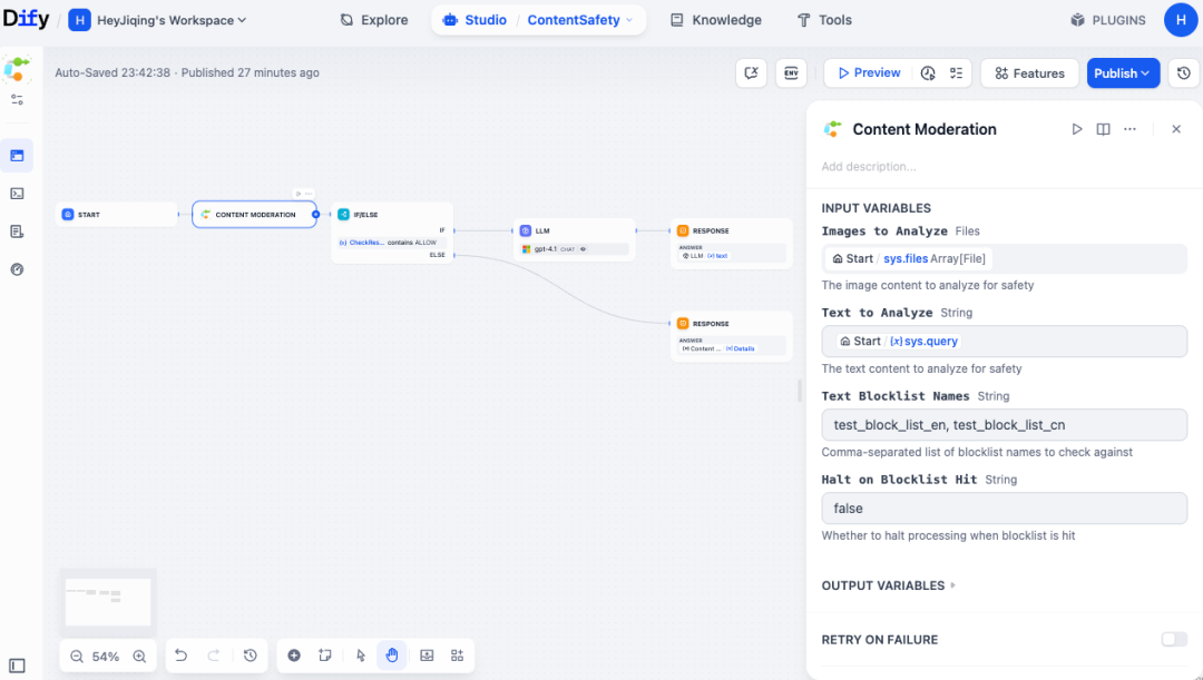 Dify 集成 Azure AI 内容安全插件:从部署到落地的全流程教程