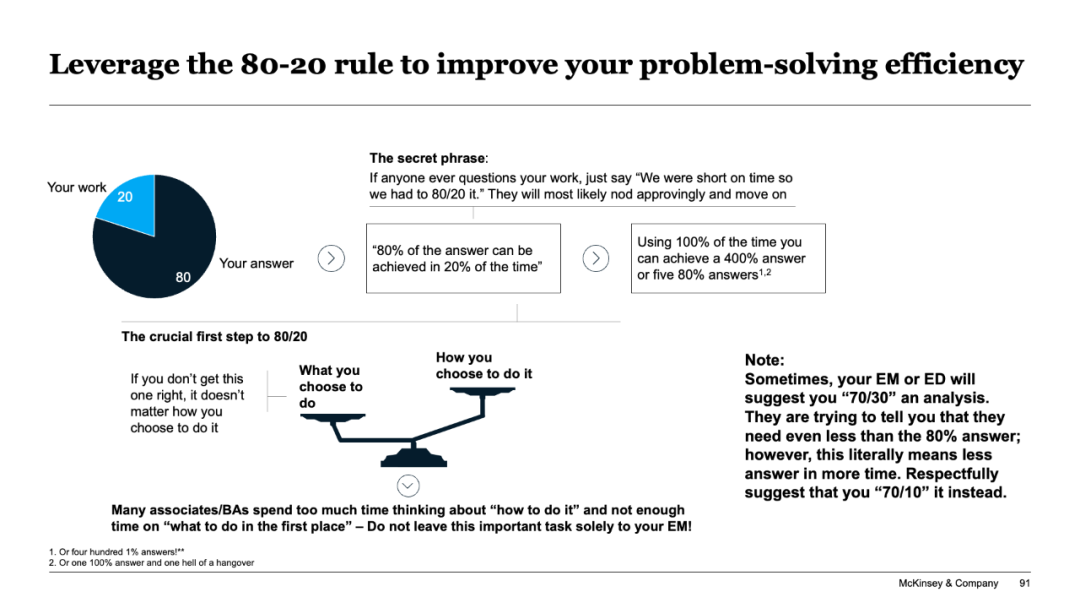 麦肯锡:为什么 90% 的工作汇报都是 “无效输出”?