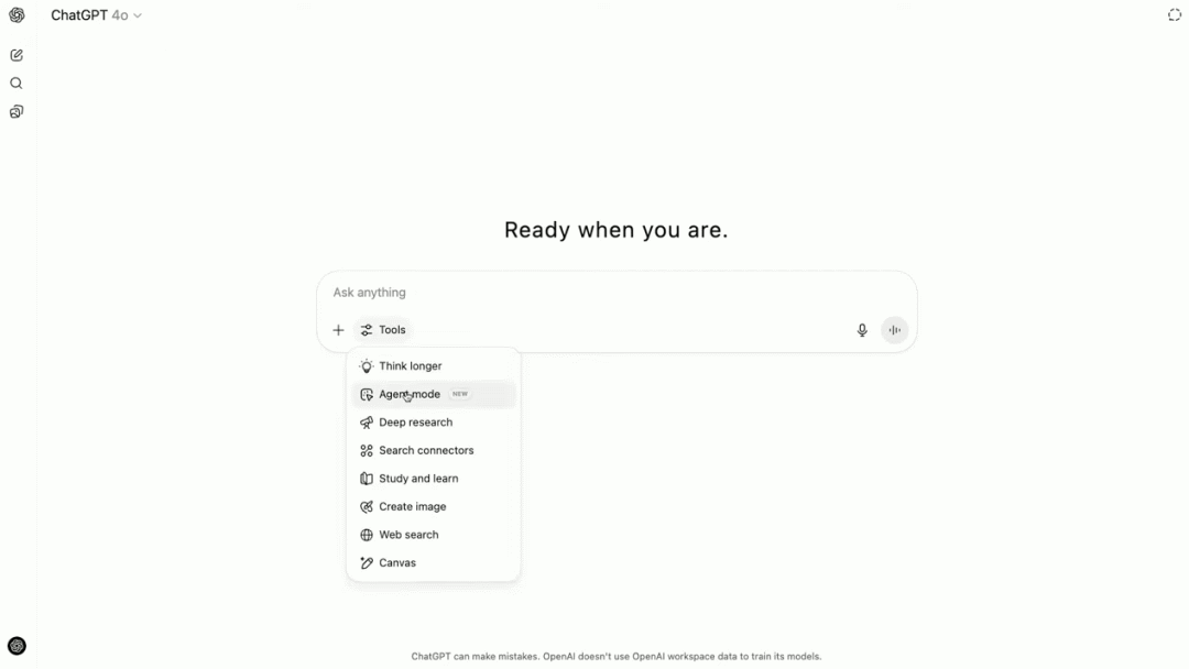 刚刚，OpenAI 发布 ChatGPT 版 Manus！奥特曼：感受 AGI 时刻
