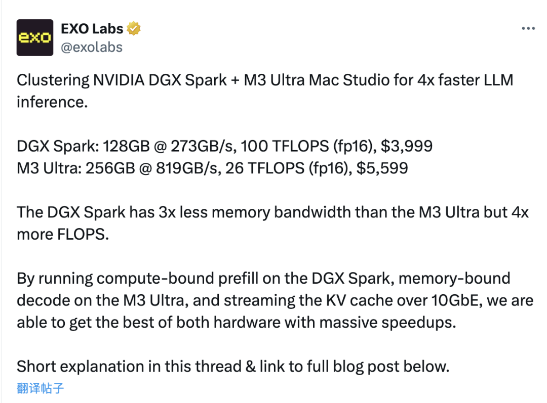 技能英伟达桌面超算，加入苹果Mac Studio快爆了：推理速度飙升至277%