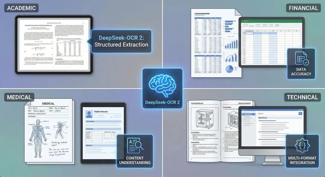 DeepSeek-OCR 2重磅发布:让AI像人一样读懂复杂文档