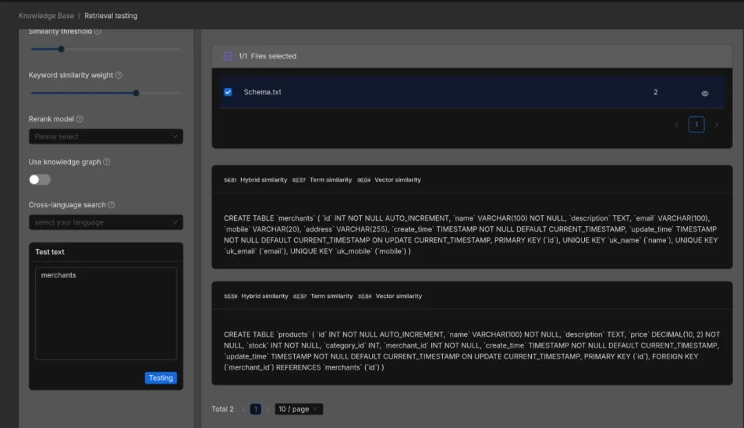 RAGFlow 实践：SQL Assistant 工作流搭建
