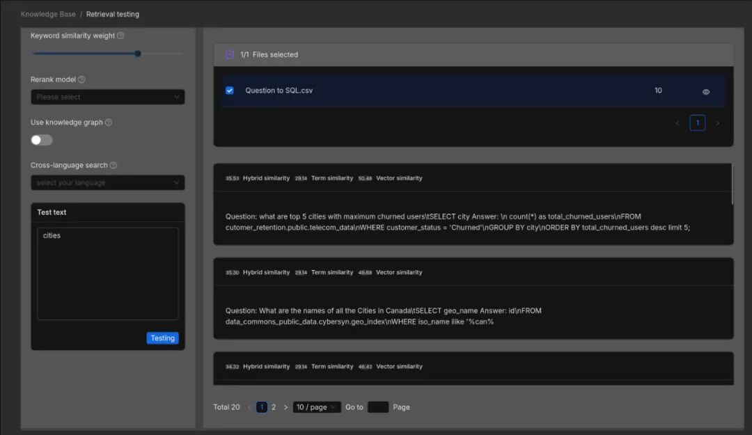 RAGFlow 实践：SQL Assistant 工作流搭建