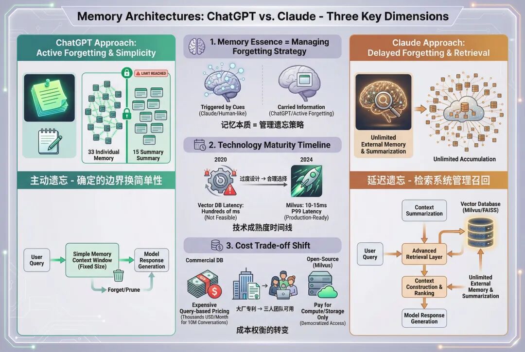 ChatGPT VS Claude ，Agent记忆用对话压缩还是RAG按需检索